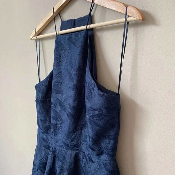 Keepsake Revolve Women's Size Small Sleeveless Plain Sight Lace Mini Dress Navy - Picture 10 of 16